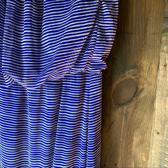 **SOLD** Blue/white striped beach dress /coverup ❤️ - Picture 10 of 10